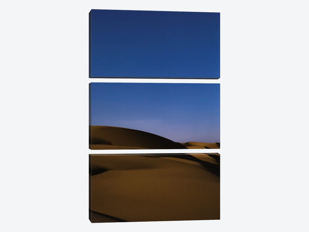 Desert Blues by Sean Marier 3-piece Canvas Print