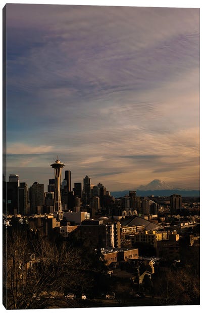 Seattle Skyline Canvas Art Print - Seattle Art