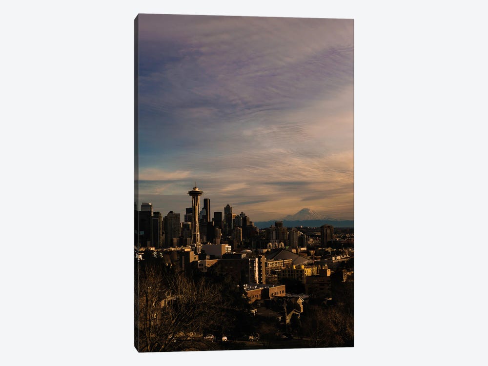 Seattle Skyline by Sean Marier 1-piece Canvas Print