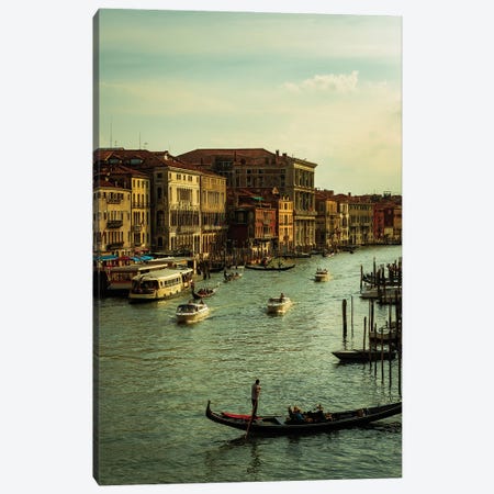 Evening Traffic, Venice Canvas Print #SMX173} by Sean Marier Canvas Print