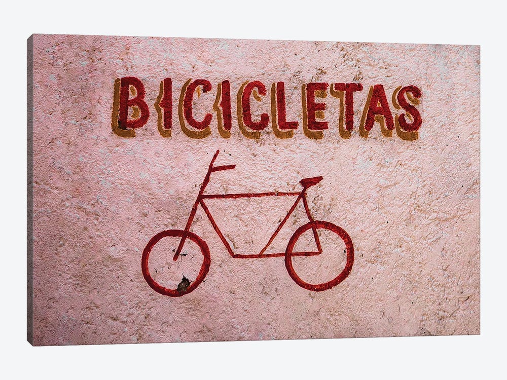 Bicicletas Horizontal by Sean Marier 1-piece Canvas Print
