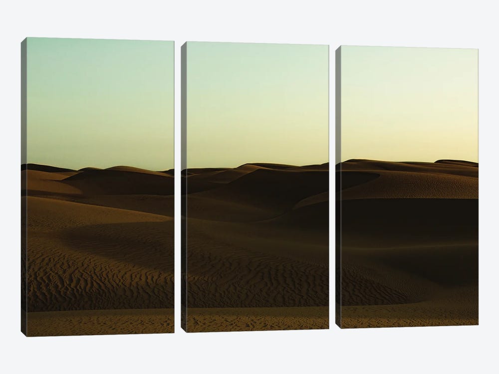 Under Desert Skies by Sean Marier 3-piece Canvas Art Print