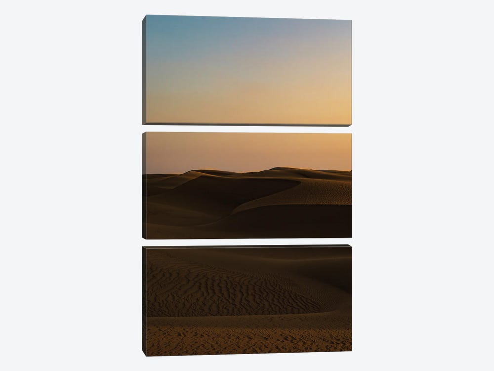 Desert Skies, Sunset by Sean Marier 3-piece Canvas Art