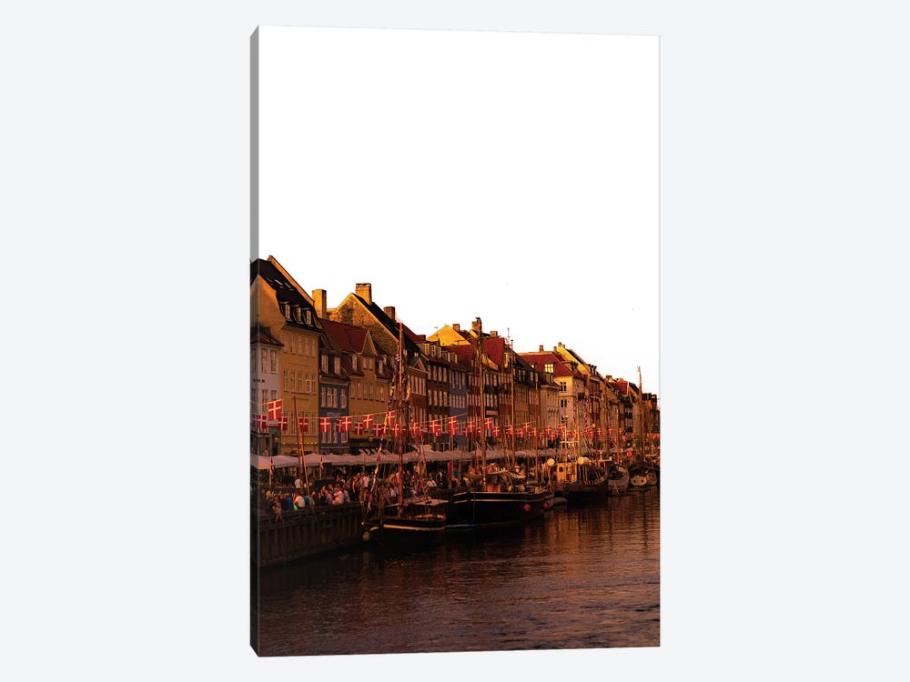 Nyhavn Sunset, Copenhagen by Sean Marier 1-piece Canvas Print