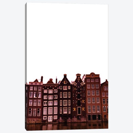 Dancing Houses, Amsterdam Canvas Print #SMX2} by Sean Marier Canvas Artwork