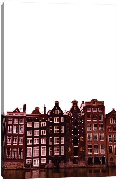 Dancing Houses, Amsterdam Canvas Art Print - Amsterdam Art