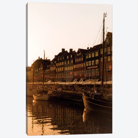 Nyhavn Magic Hour, Copenhagen Canvas Print #SMX30} by Sean Marier Canvas Print
