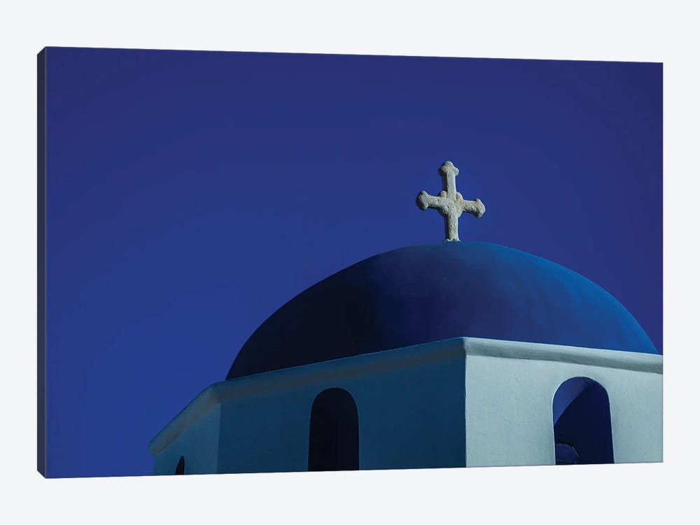 Blue And White, Greece (Horizontal) by Sean Marier 1-piece Canvas Print