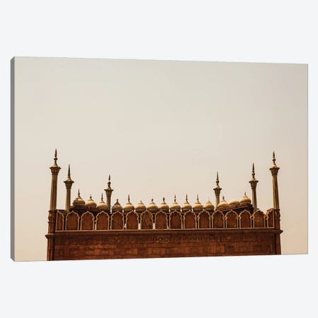 North Gate, Jama Masjid (Delhi, India) Canvas Print #SMX449} by Sean Marier Art Print