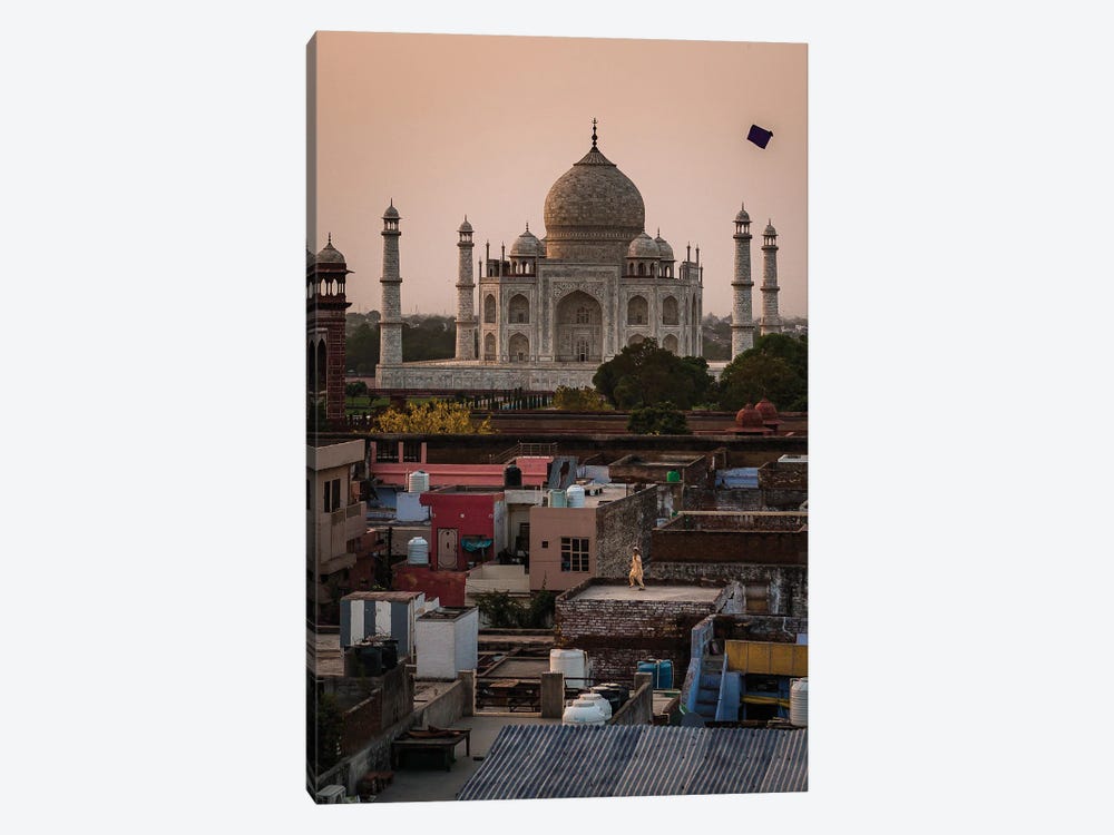 A Boy And His Kite (Agra, India) by Sean Marier 1-piece Canvas Art