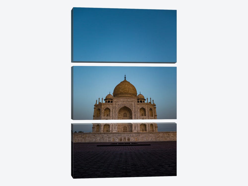 Taj Mahal Morning (Agra, India) by Sean Marier 3-piece Canvas Print