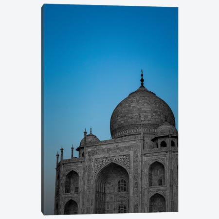 Taj Mahal Blue (Agra, India) Canvas Print #SMX471} by Sean Marier Canvas Art