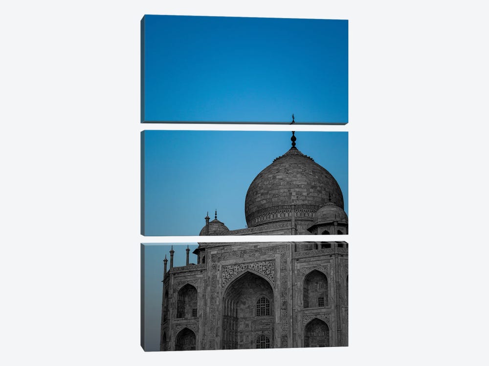 Taj Mahal Blue (Agra, India) by Sean Marier 3-piece Canvas Wall Art