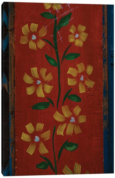 Varanasi Flowers, India Canvas Art Print - India Art