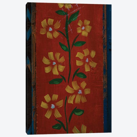 Varanasi Flowers, India Canvas Print #SMX484} by Sean Marier Canvas Wall Art