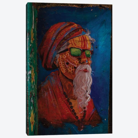 Varanasi Cool, India Canvas Print #SMX486} by Sean Marier Canvas Artwork
