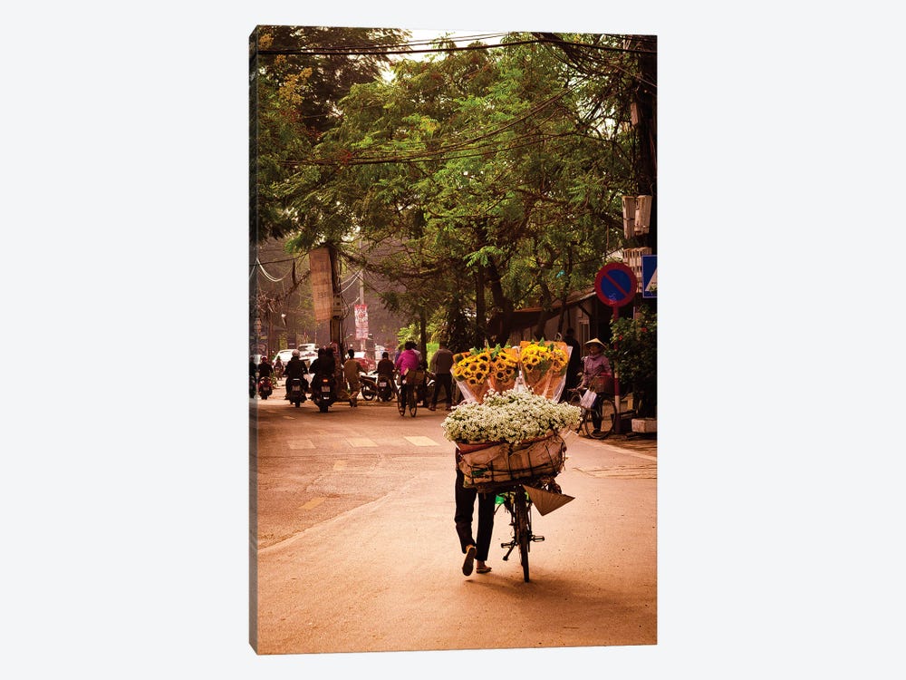 Flower Shop, Hanoi by Sean Marier 1-piece Canvas Print