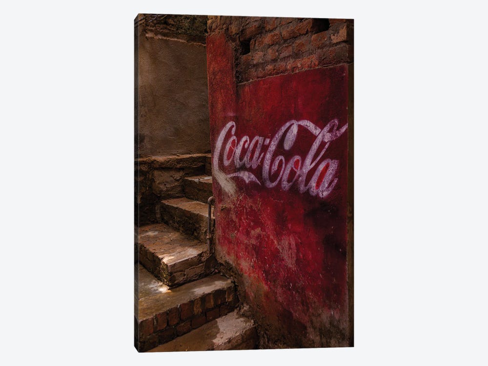 Coca-Cola Steps (Varanasi, India) by Sean Marier 1-piece Canvas Art