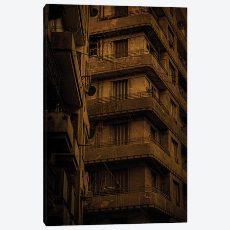 Corner Apartments, Cairo Canvas Print #SMX501} by Sean Marier Canvas Artwork