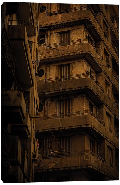 Corner Apartments, Cairo Canvas Art Print - Cairo