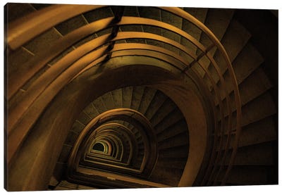 Spiral Staircase (Cairo) Canvas Art Print - Sean Marier