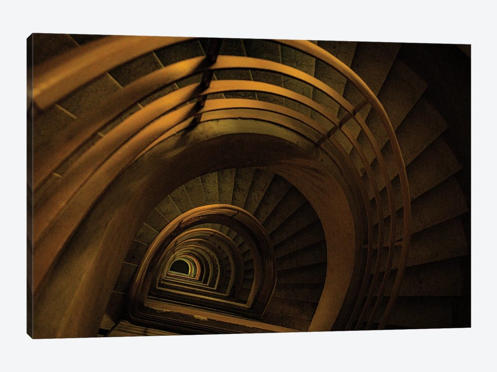 Spiral Staircase (Cairo) by Sean Marier 1-piece Canvas Wall Art