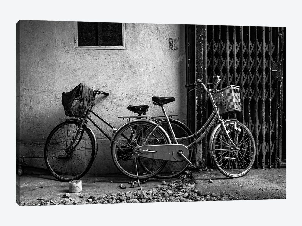 Two Bikes, Hanoi by Sean Marier 1-piece Canvas Artwork