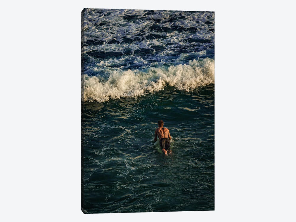 Surfing Suluban Beach, Bali by Sean Marier 1-piece Canvas Artwork