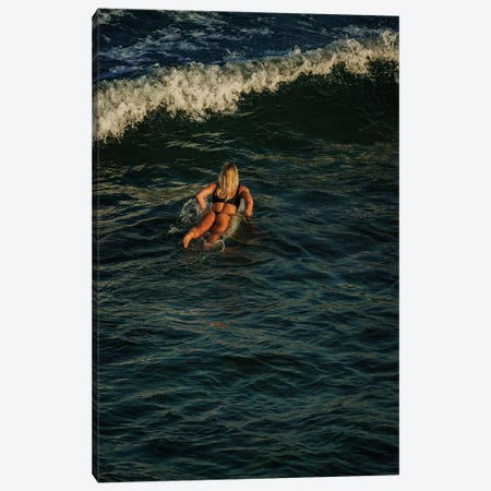 Suluban Beach Surfer, Bali Canvas Print #SMX522} by Sean Marier Canvas Wall Art