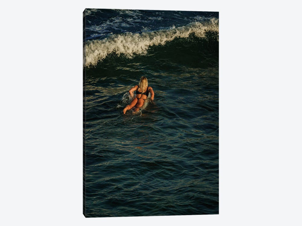 Suluban Beach Surfer, Bali by Sean Marier 1-piece Canvas Art Print