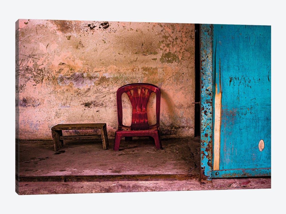Little Red Chair, Hanoi by Sean Marier 1-piece Canvas Artwork