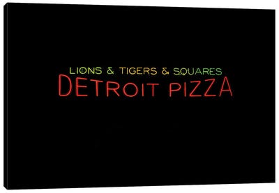 Detroit Pizza (NYC) Canvas Art Print - Sean Marier
