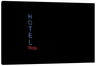 Hotel Chelsea Neon, NYC Canvas Art Print - Sean Marier