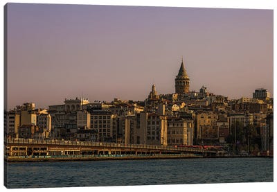 Galata Tower, Istanbul Canvas Art Print - Istanbul Art