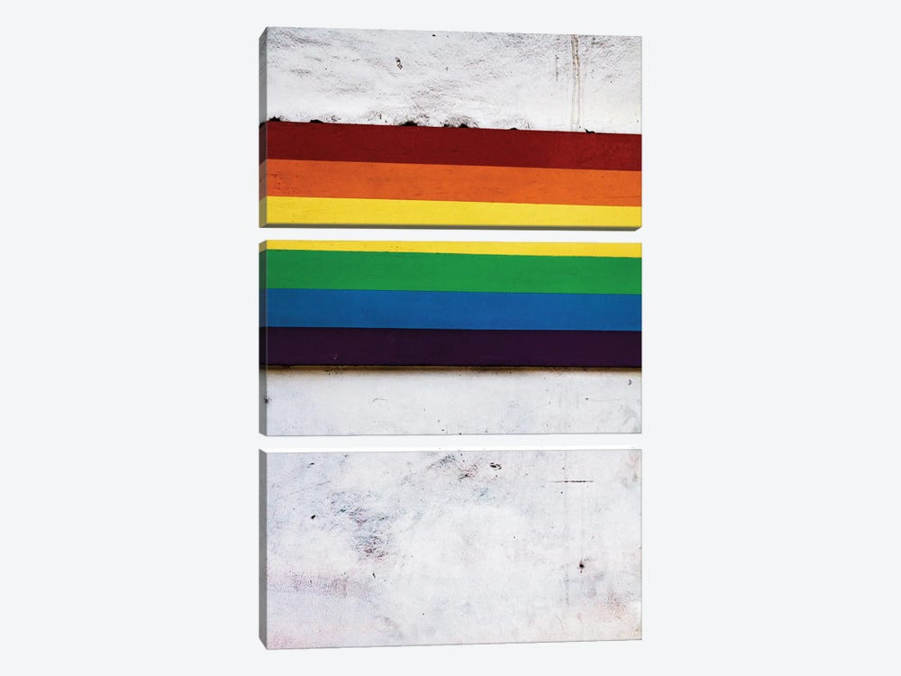 Rainbow Connection 3-piece Canvas Print