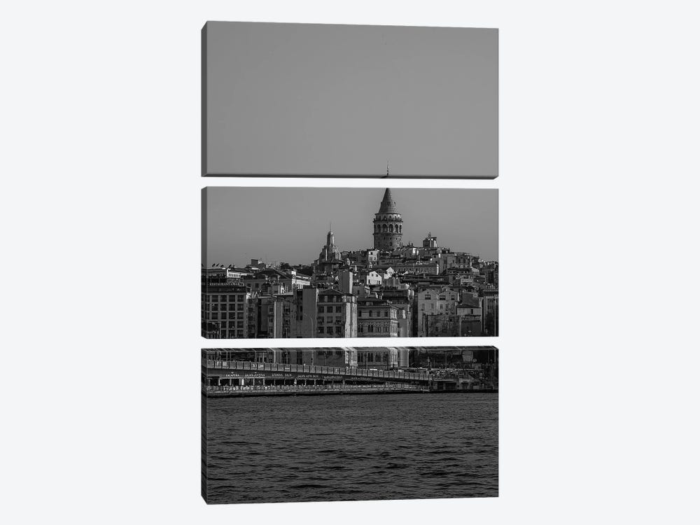 Galata Tower In Istanbul by Sean Marier 3-piece Canvas Wall Art