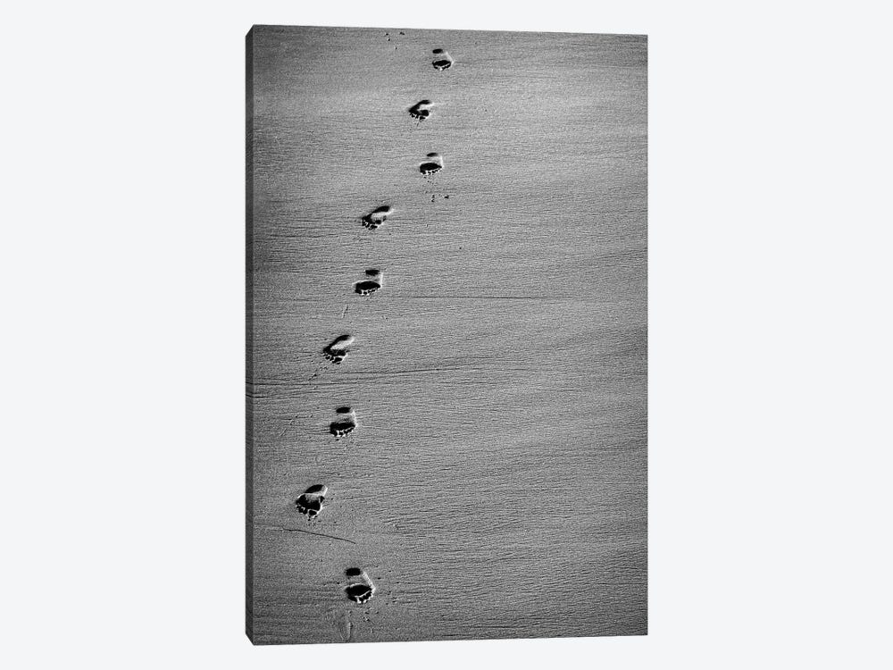 Footprints In The Sand by Sean Marier 1-piece Canvas Art Print