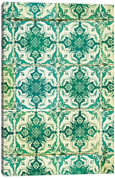 Lisbon Green Canvas Art Print - Lisbon