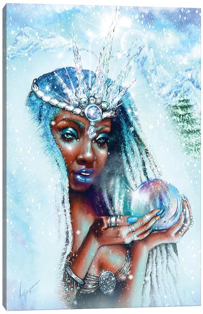 Winter Goddess Canvas Art Print - Sheeba Maya