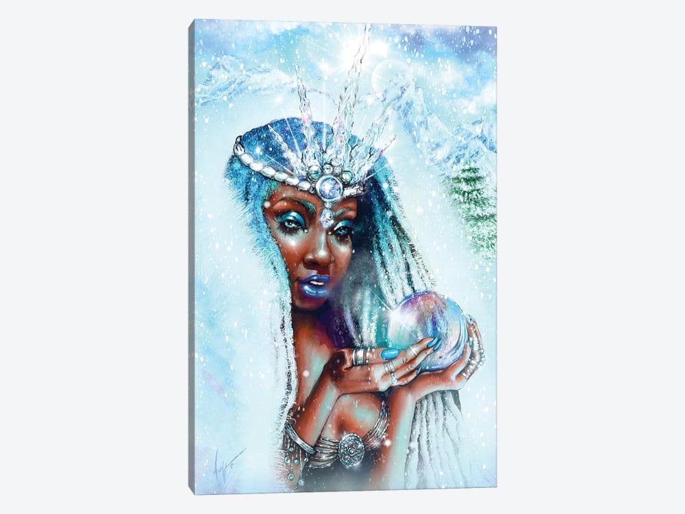 Winter Goddess by Sheeba Maya 1-piece Canvas Print