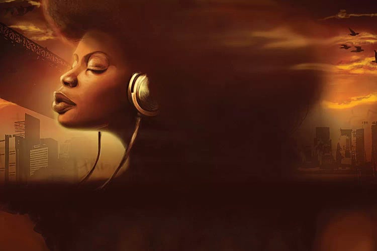 City Soul by Sheeba Maya wall art