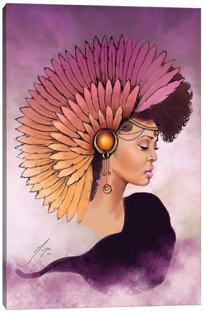 Emi Canvas Art Print - Afrofuturism