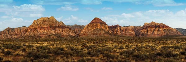 Nevada: Mountain Range In Red Rock Canyon Nevada by Susan Richey