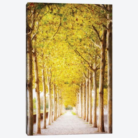 Pathway Lined With Trees Artistic Painting II Canvas Print #SMZ114} by Susan Richey Art Print