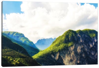 Peaks In Italian Alps II Canvas Art Print - Susan Richey