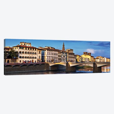 Ponte Vecchio Bridge At Twilight Canvas Print #SMZ121} by Susan Richey Canvas Print