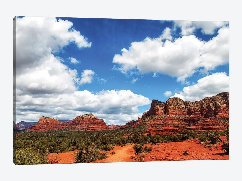 Red Rock Buttes In Sedona Arizona USA by Susan Richey 1-piece Canvas Art