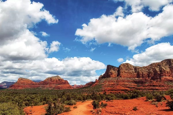 Arizona: Red Rock Buttes In Sedona Arizona USA by Susan Richey