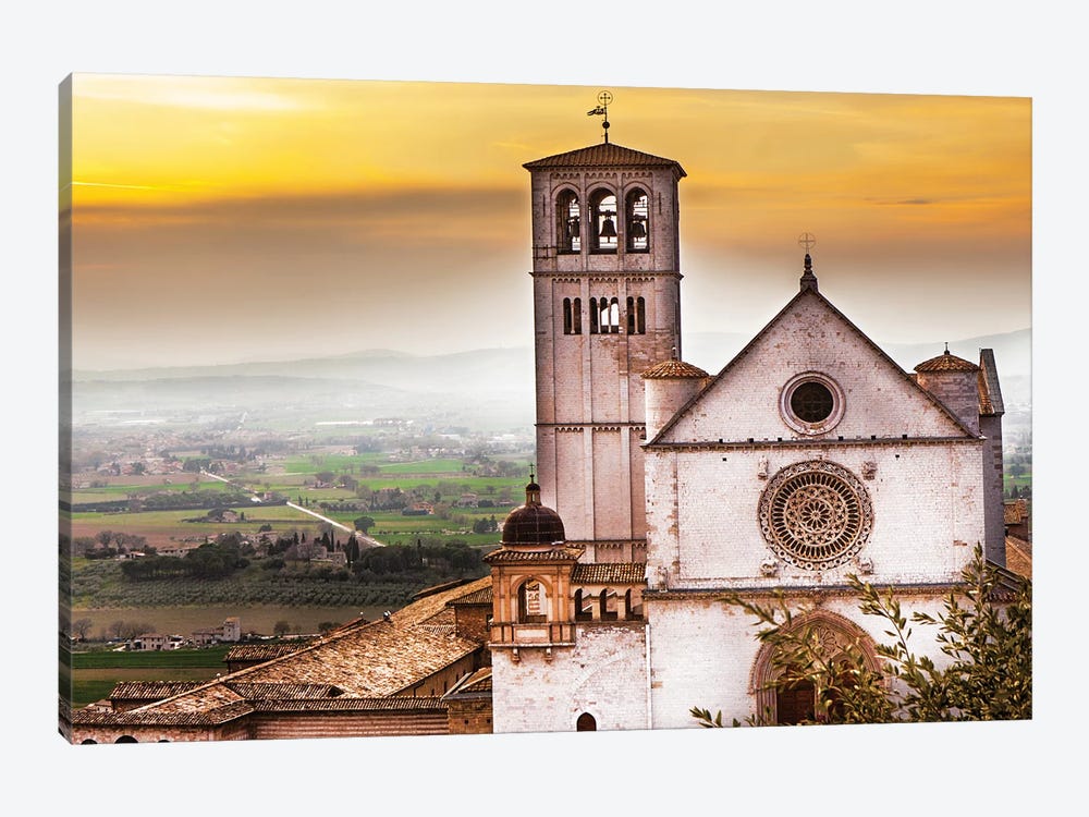 St Francis Of Assisi Church At Sunrise by Susan Richey 1-piece Canvas Wall Art