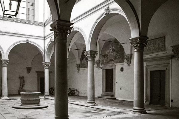 Susan Richey: Apartment Corridor In Florence by Susan Richey